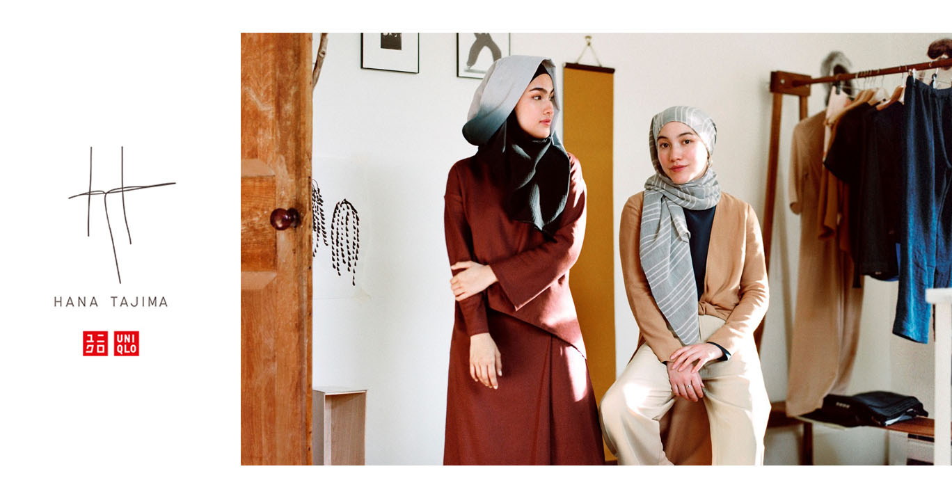 Lima Inspirasi Baju  Muslim Modern dari Uniqlo  x Hana Tajima